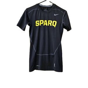 Nike Pro Combat Compression Shirt‎ Men’s M Black SPARQ Dri-Fit Gym Workout